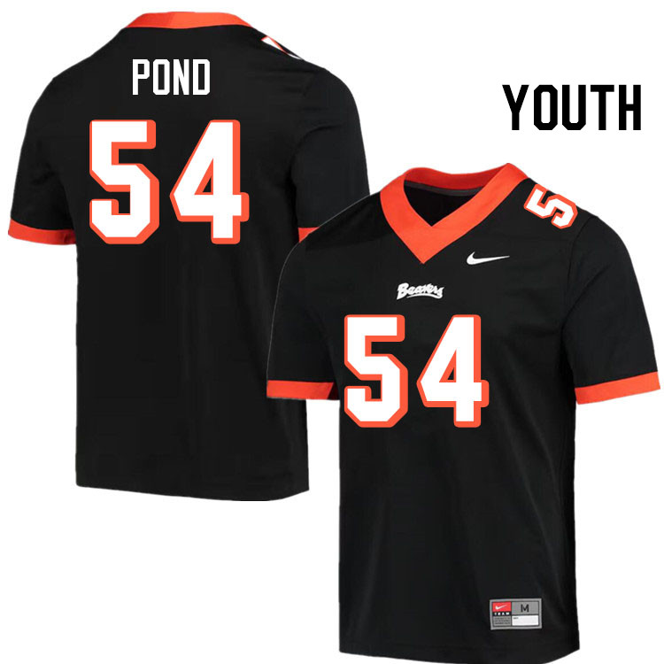 Youth #54 Clive Pond Oregon State Beavers College Football Jerseys Stitched-Throwback